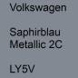 Preview: Volkswagen, Saphirblau Metallic 2C, LY5V.